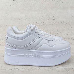 Celine Block Sneakers White Platform 10 40